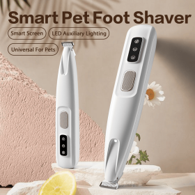 2025 New Pet Paw Trimmer 1Pack,Rechargeable Quiet Hair Trimmer For Pets,Professional Pet Grooming Kit - Cordless Waterproof  Clippers With LED For Pre